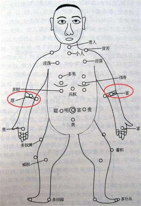 右手臂有痣男|痣相分析：男手臂痣的位置与命运图